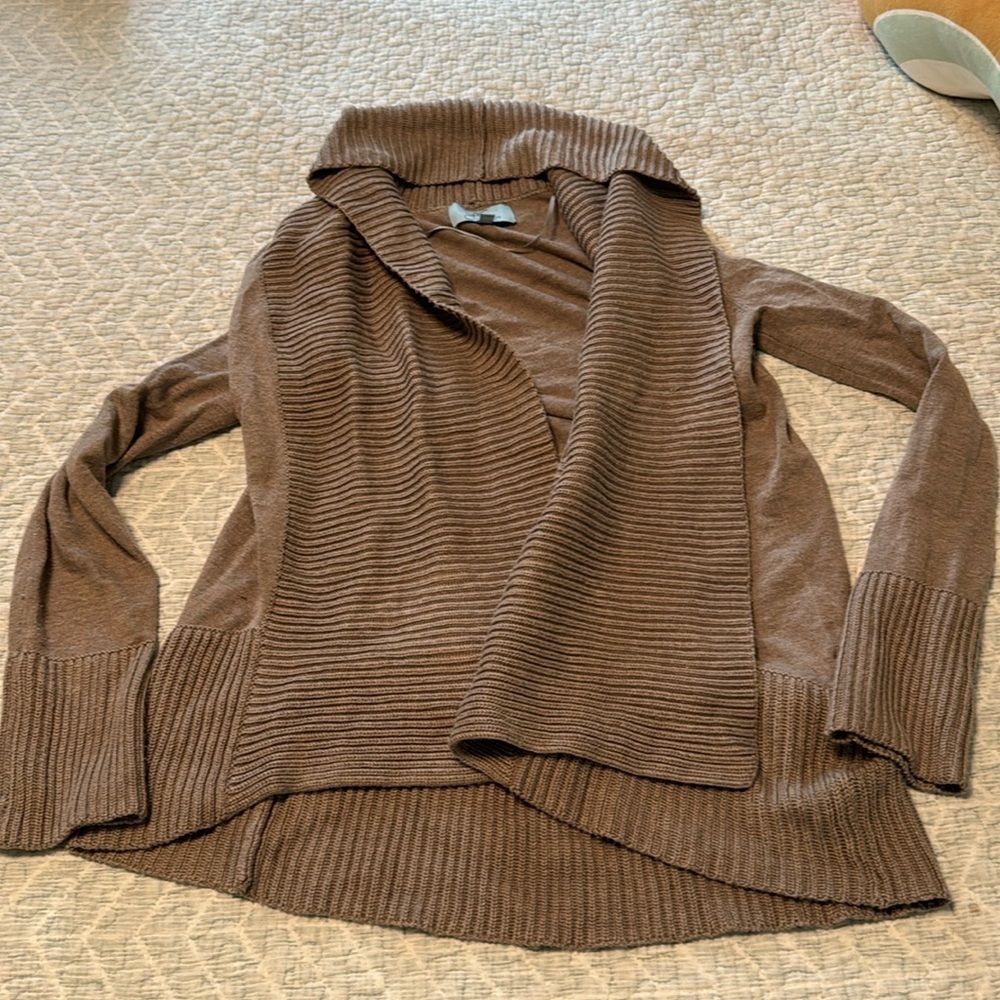 Joan Vass oversized sweater cardigan